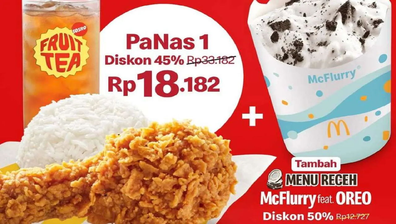 SIKAT Promo McD Berlaku Hanya 22 Agustus 2025: Paket PaNas 1 Lebih Murah!