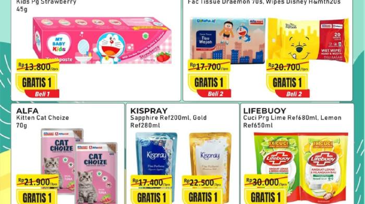 Cek Katalog Promo Alfamart 5 Agustus 2025: Pasta Gigi Beli 1 Gratis 1