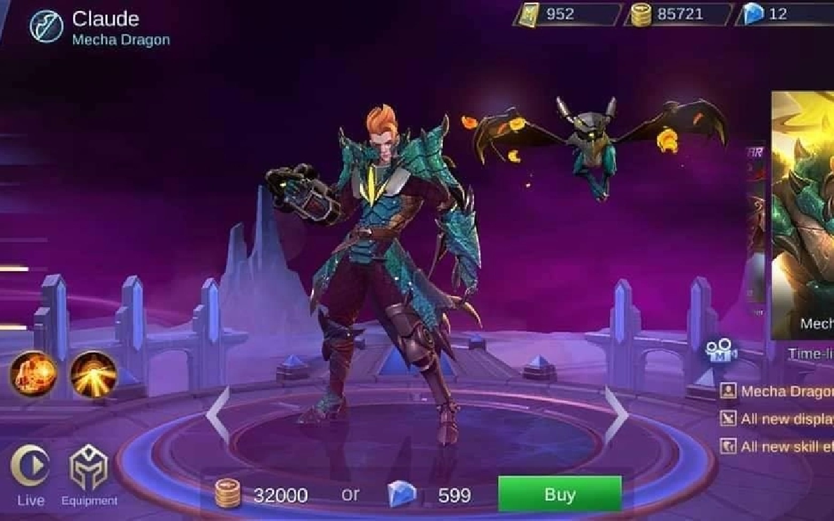 Hadiah Awal Bulan Mobile Legends Dapatkan Skin Gratis Mecha Dragon, Ini Kode Redeem Mobile Legends Minggu 1 September 2024