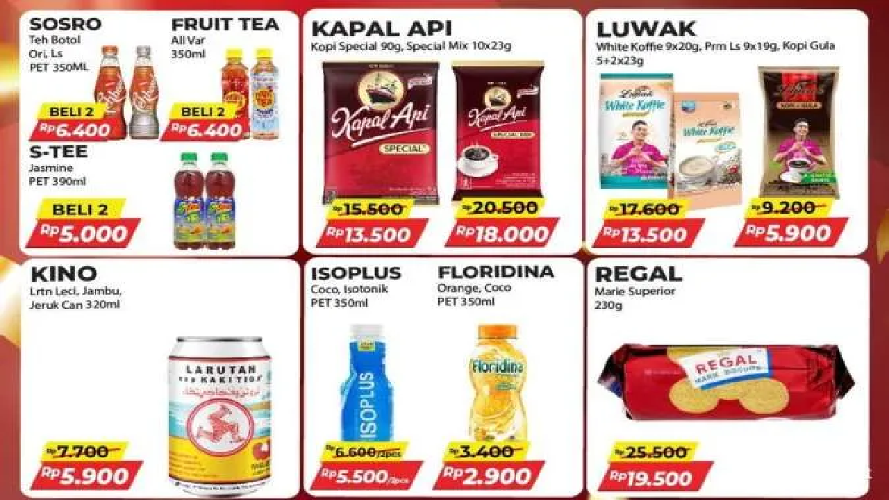 Katalog Hemat Promo Alfamart Selasa 17 Juni 2025: Minuman Kemasan Banyak yang Diskon!