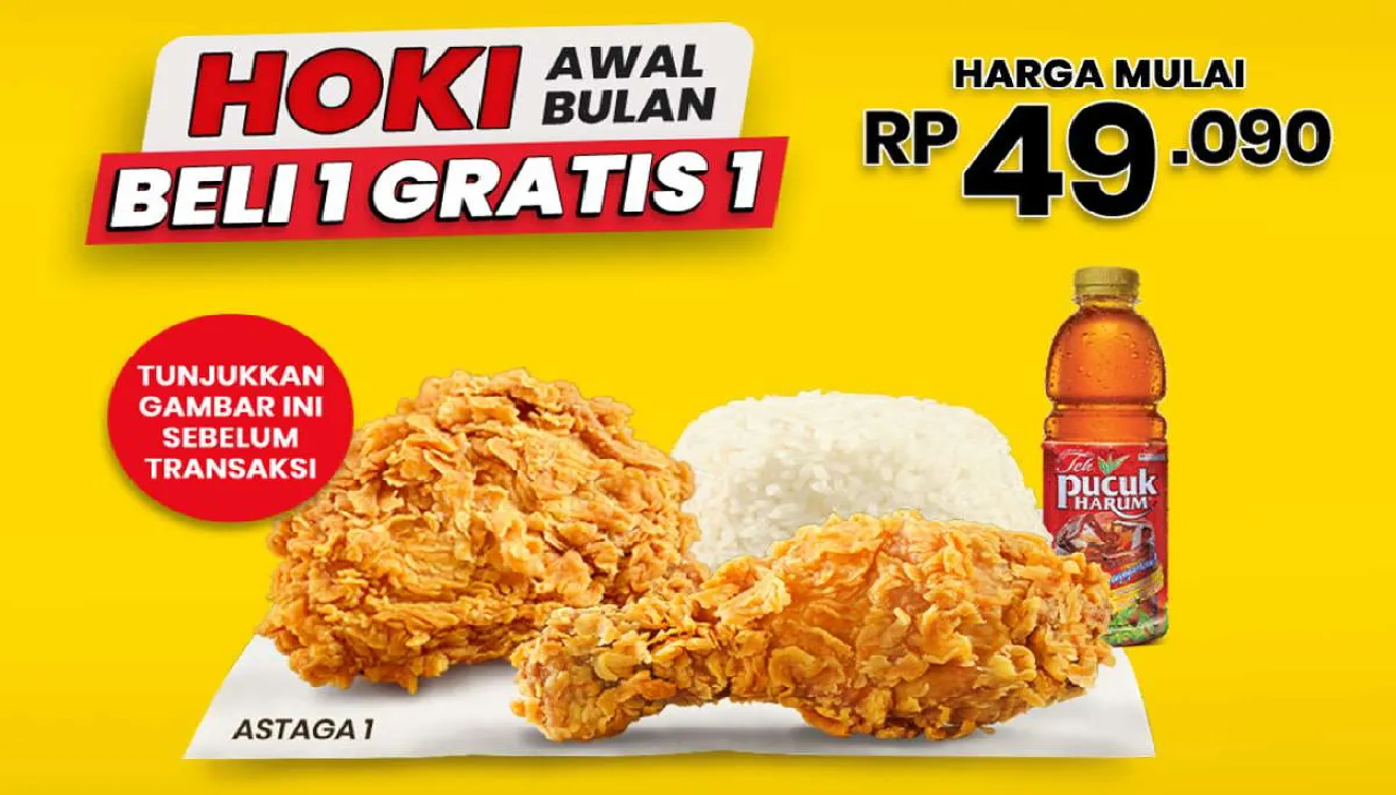 Weekend Happy! Serbu Sekarang Promo CFC 3-5 Oktober 2025: Beli 1 Gratis 1 Pakat Ayam Goreng Komplit