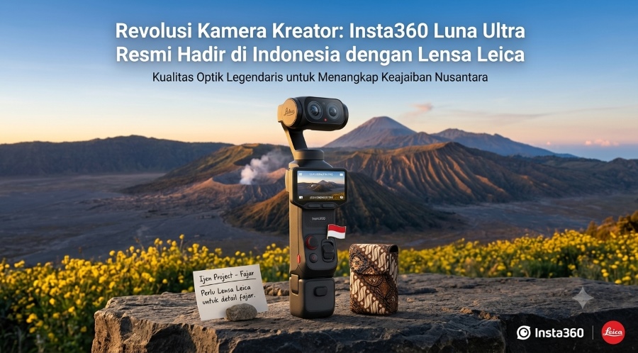 Revolusi Kamera Kreator: Insta360 Luna Ultra Resmi Hadir di Indonesia dengan Lensa Leica