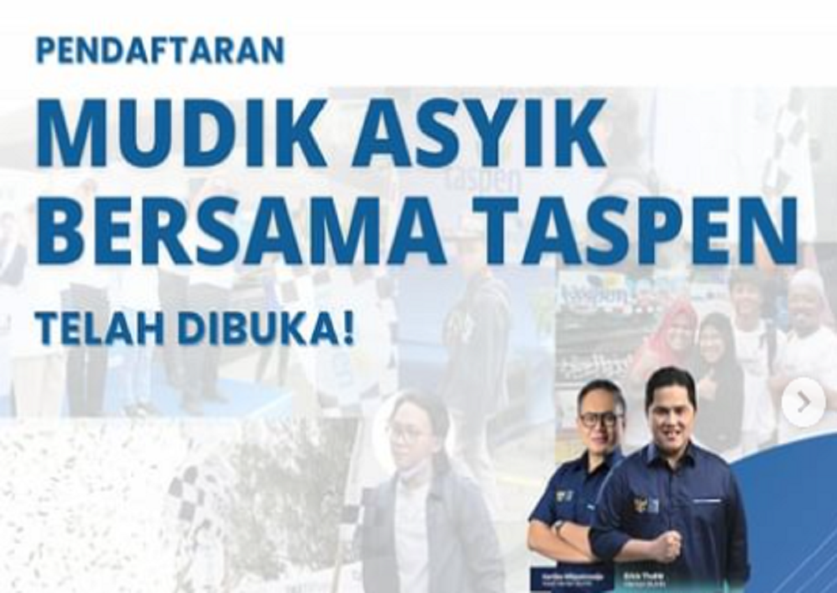 Program Mudik Gratis Taspen 2024, Disediakan 14 Armada Bus dengan Rute Menuju 8 Daerah