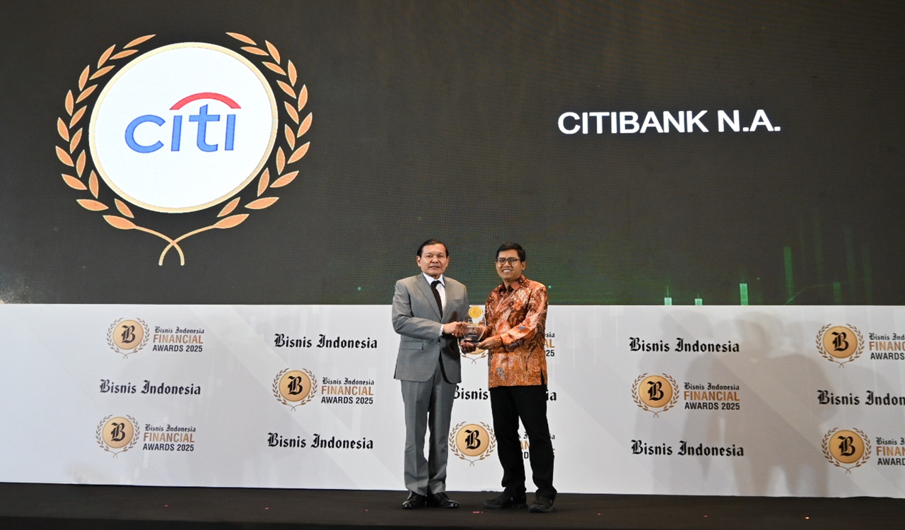 Citi Indonesia Raih Penghargaan ‘Best Performance Bank’ di Bisnis Indonesia Financial Awards 2025