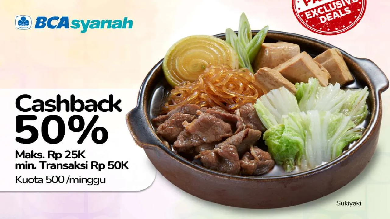 3 Promo Hokben Sepanjang Weekend September 2025: Ada Cashback sampai 50 Persen!