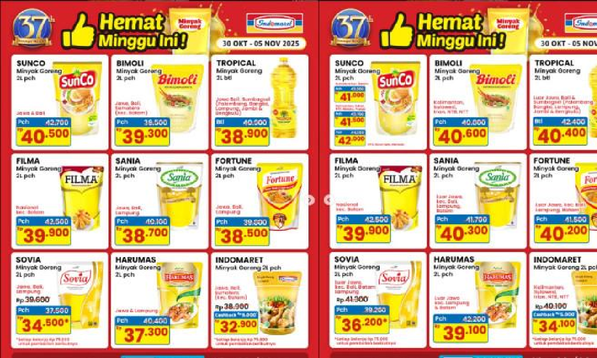 Daftar Katalog Promo  Indomaret 4 November 2025, Besok TERAKHIR!