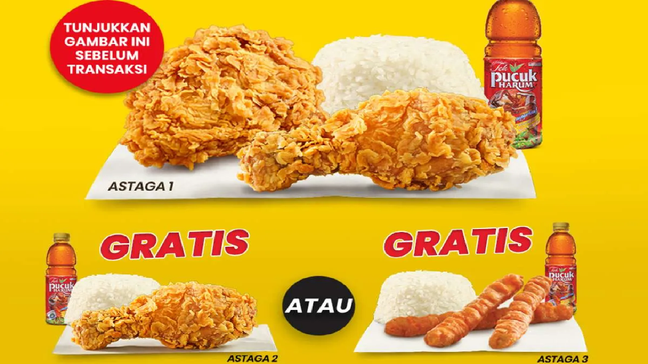 Promo CFC Awal Bulan Desember 2025: Beli 1 Gratis 1 Paket Astaga Hemat, Begini Cara Dapatkannya