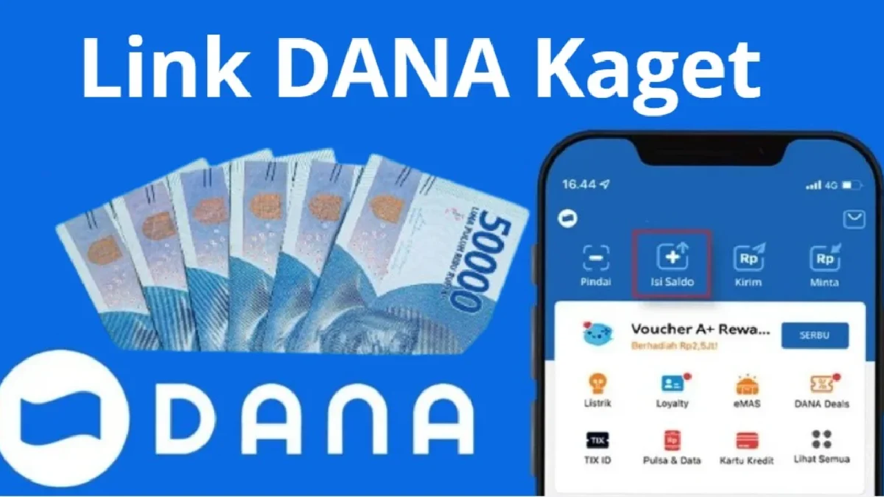 Selamat! Nomor Hp Kamu Menang Saldo DANA Kaget Rp 120.000 Jumat 18 Juli 2025