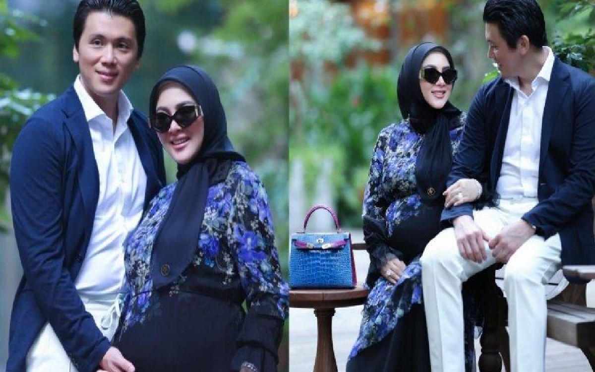 Syahrini Foto Pakai Tas Seharga Rp 2,2 Miliar, Netizen: Menyala Bumil!