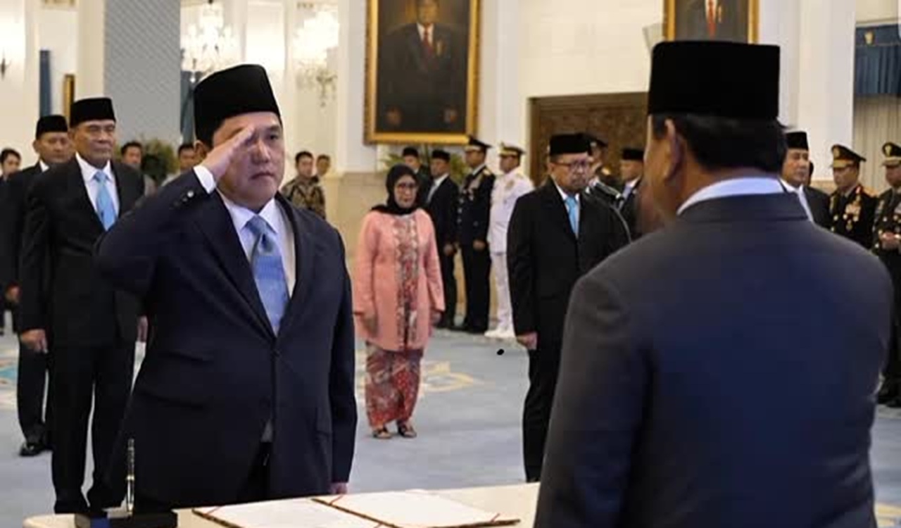 Daftar Lengkap Reshuffle Kabinet Prabowo: Erick Thohir Jadi Menpora, Djamari Chaniago Jabat Menko Polhukam