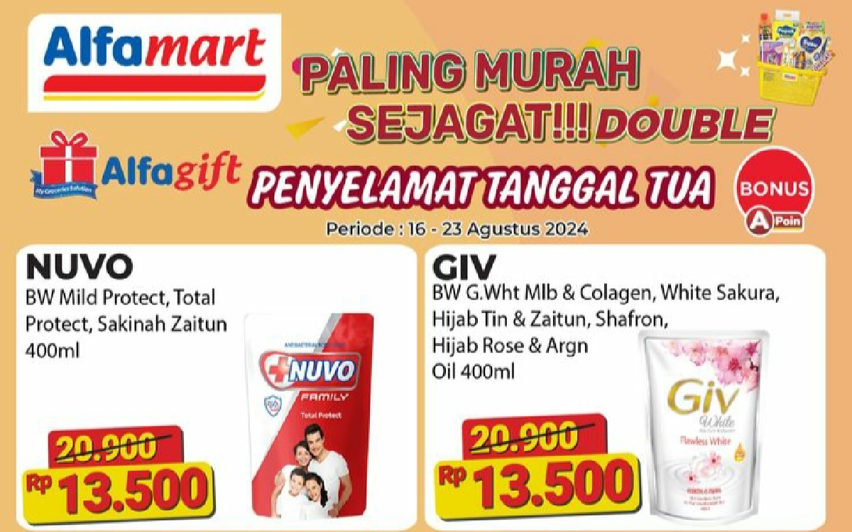 Serbu Promo 'Paling Murah Sejagad' Alfamart Agustus 2024, Belanja Aman di Tanggal Tua!