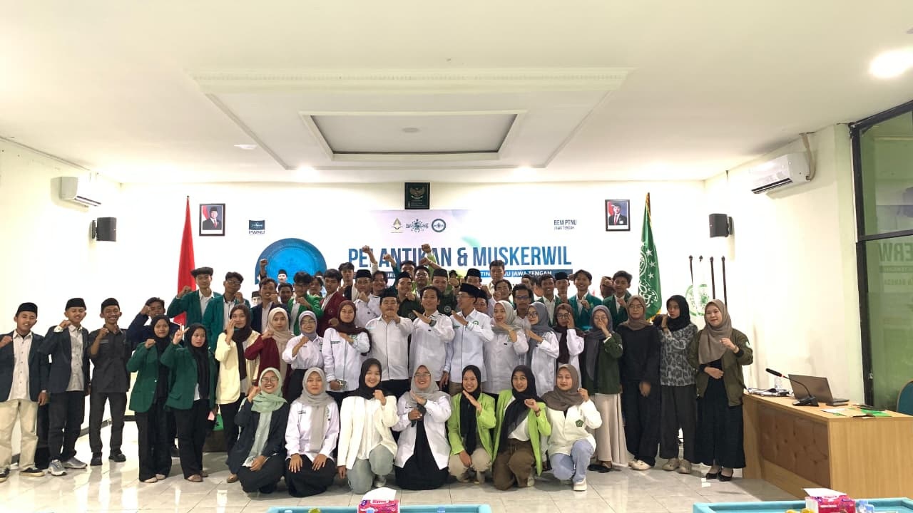BEM PTNU Jawa Tengah Resmi Lantik Pengurus Baru, Teguhkan Komitmen Gerakan Mahasiswa Nahdliyin