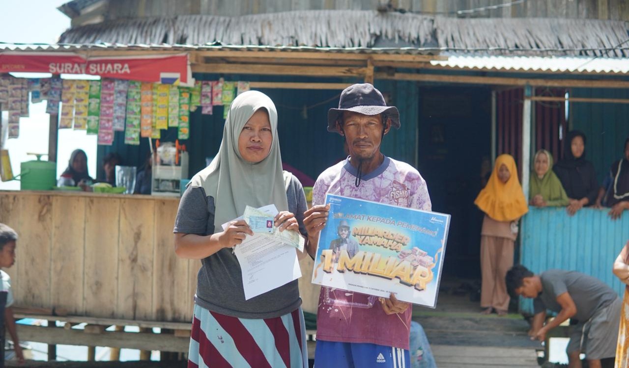 Ibu Rumah Tangga Asal Poso Menang Rp1 Miliar dari Program Miliarder Yamaha