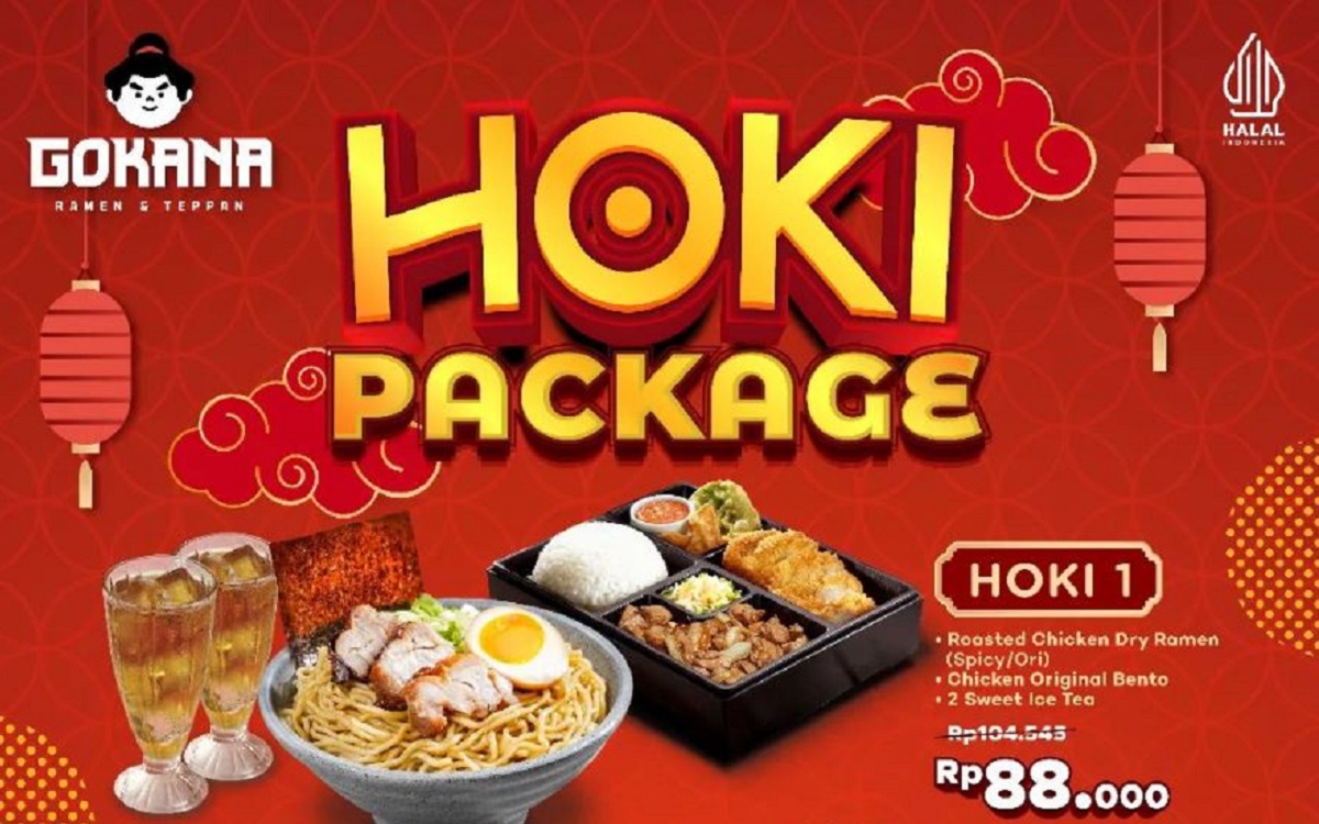 Promo Spesial 'Hoki Package' di Gokana Ramen & Teppan: Ingat Ya Hanya Berlaku Selama Periode Ini Saja Lho!