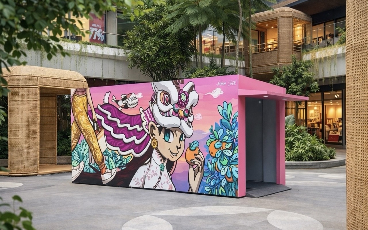 Jakarta Premium Outlets Hadirkan Pameran Seni Kenji Chai, Imlek 2026 Makin Meriah!