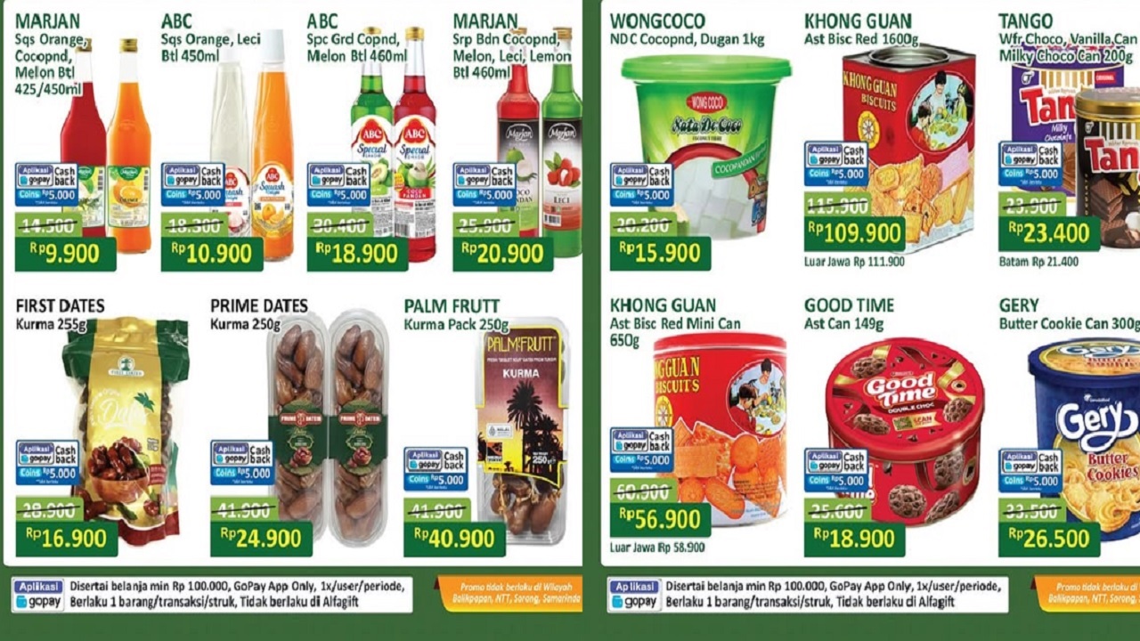 Promo Kebutuhan Ramadhan di Alfamart : Ada Sirup Diskon Lumayan Banget