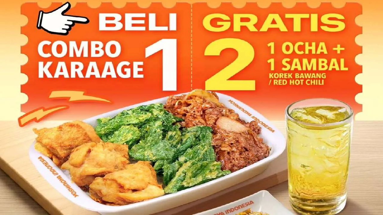 Daftar Promo Yoshinoya Terbaru: Ada yang Beli 1 Gratis 2 Cuma Bayar Rp79.000