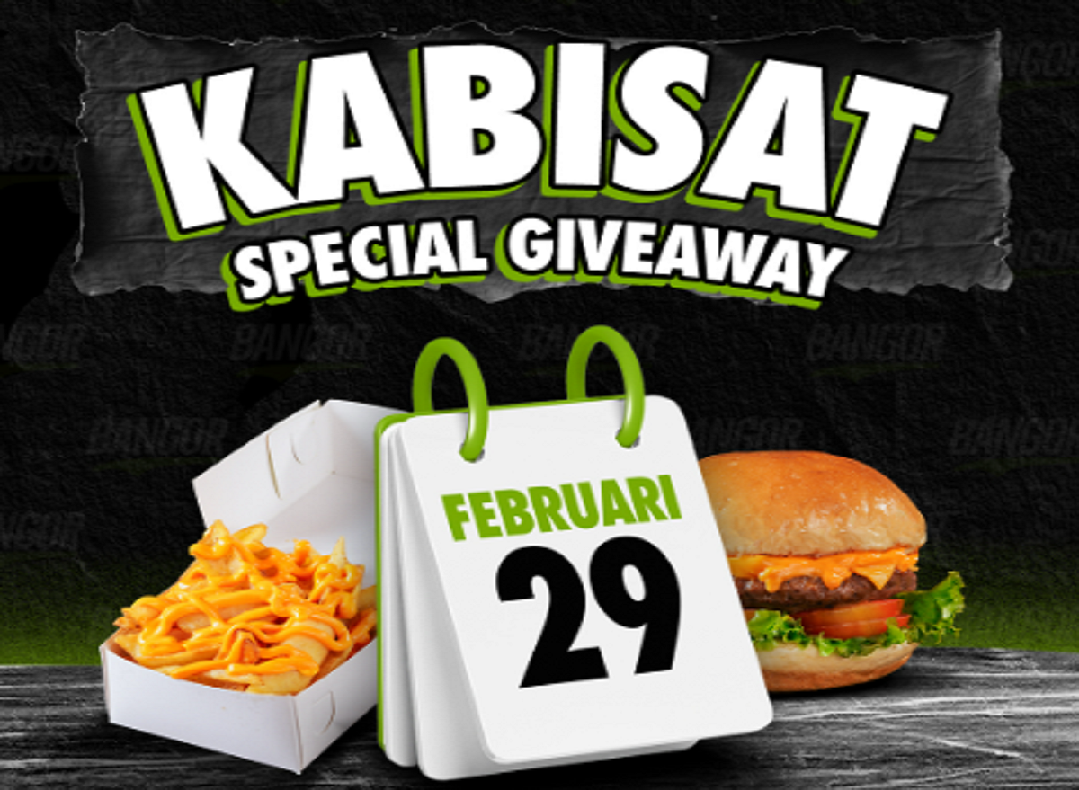 Cek! Promo Kabisat Spesial Burger Bangor 29 Februari, Ada Giveaway Hampers Gratis untuk 4 Orang Pemenang