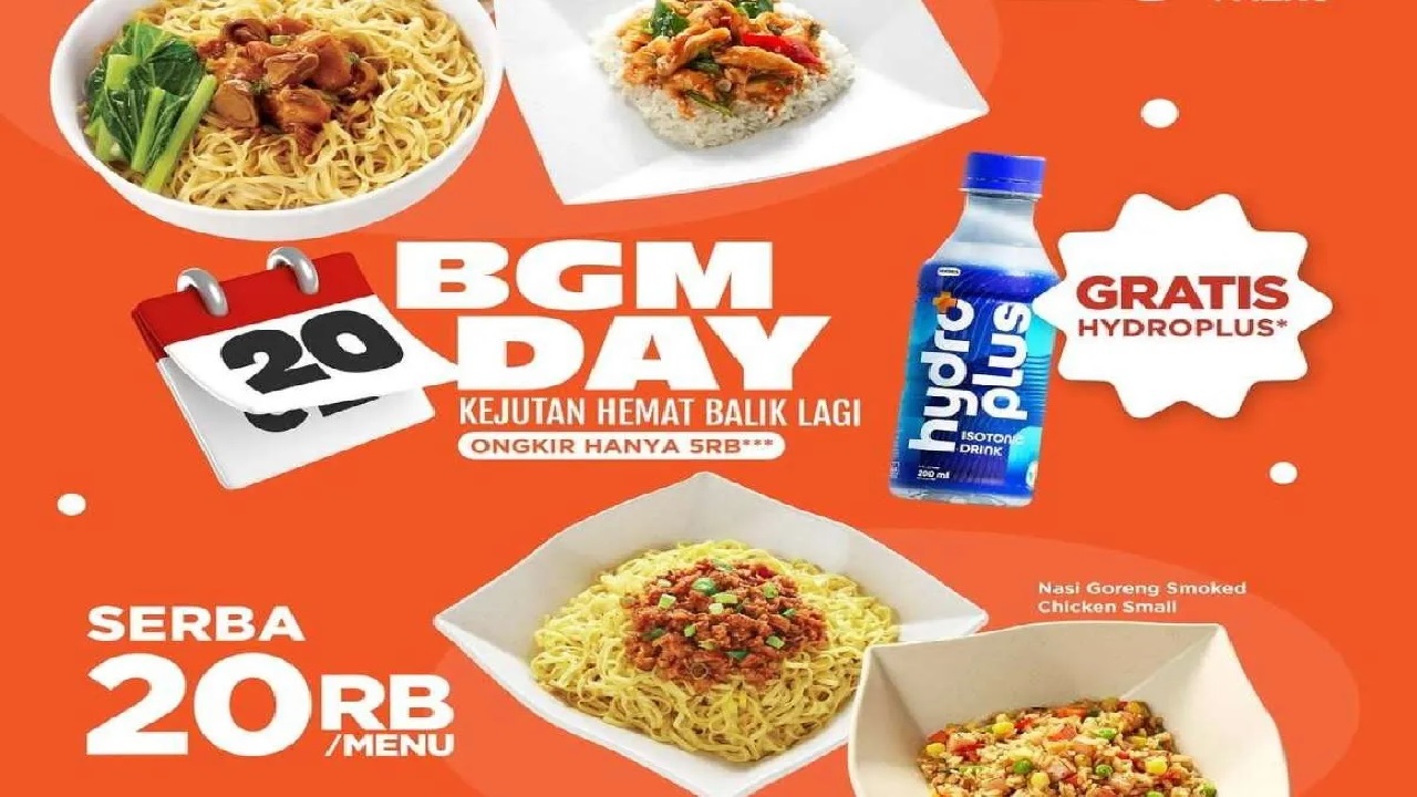 Promo Bakmi GM April 2026 Khusus Delivery, Harga Mulai Rp 20.000an dan Ongkir Cuma Rp5.000