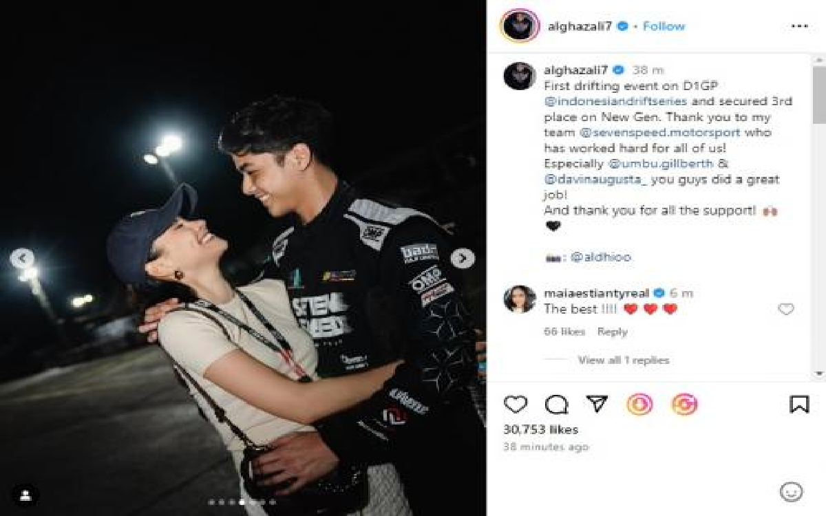 Mulai Go Public, Al Ghazali Pamer Foto Mesra Bareng Alyssa Daguise