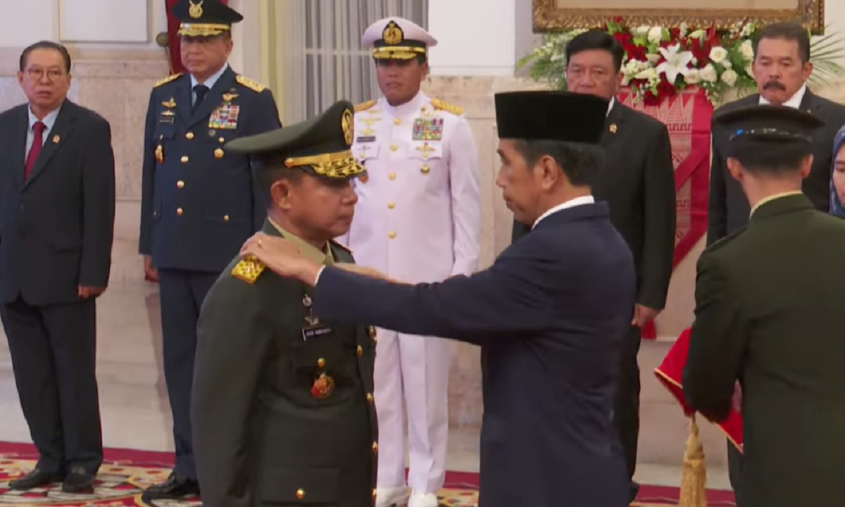Sah! Jenderal Agus Subiyanto Resmi Dilantik Presiden Jokowi Menjadi Panglima TNI