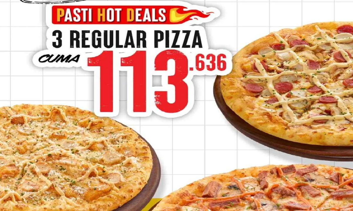 Promo PhD Long Weekend 4-6 September: Paket 3 Regular Pizza Favorit Harga Spesial, Libur Panjang Bikin Happy!