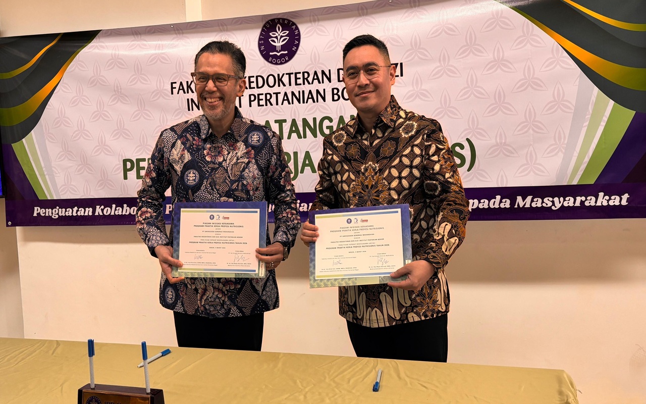 Hadapi Tantangan Gizi Nasional, Danone Indonesia dan IPB University Perkuat Pendidikan Nutrisionis