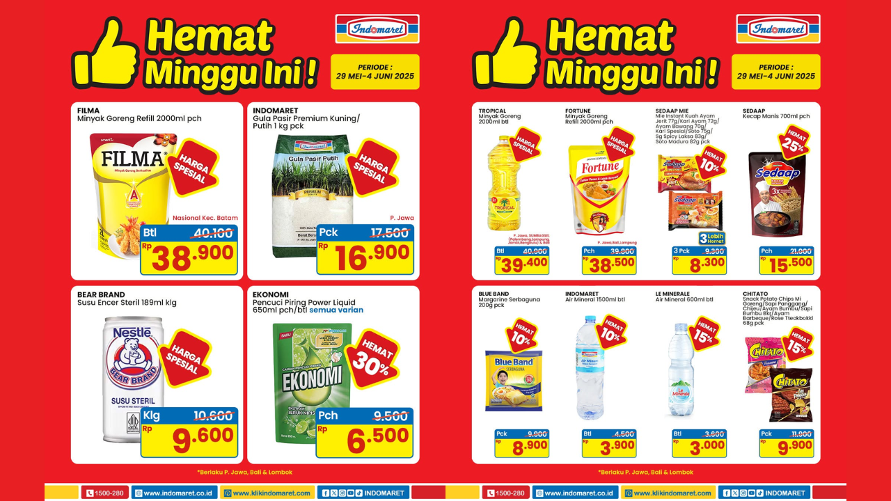 Promo Spesial PayDay Juni, Serbu Sekarang Promo Indomaret 1 Juni 2025