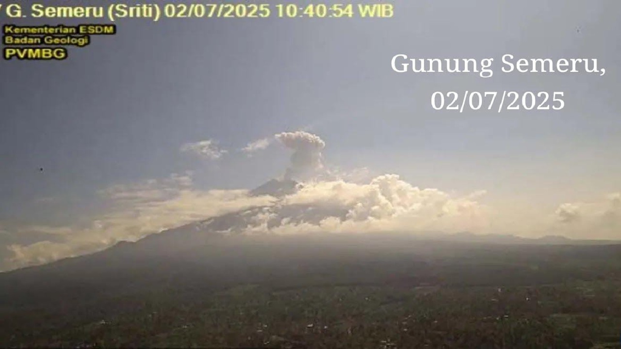 Peringatan Terkini: Gunung Semeru Erupsi, Waspadai Bahaya Lanjutan!
