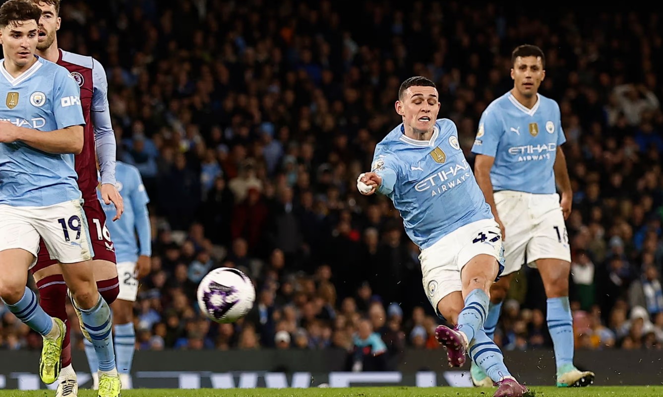 Hasil Liga Inggris: Foden Cetak Hat-Trick, Manchester City Bungkam Aston Villa 4-1