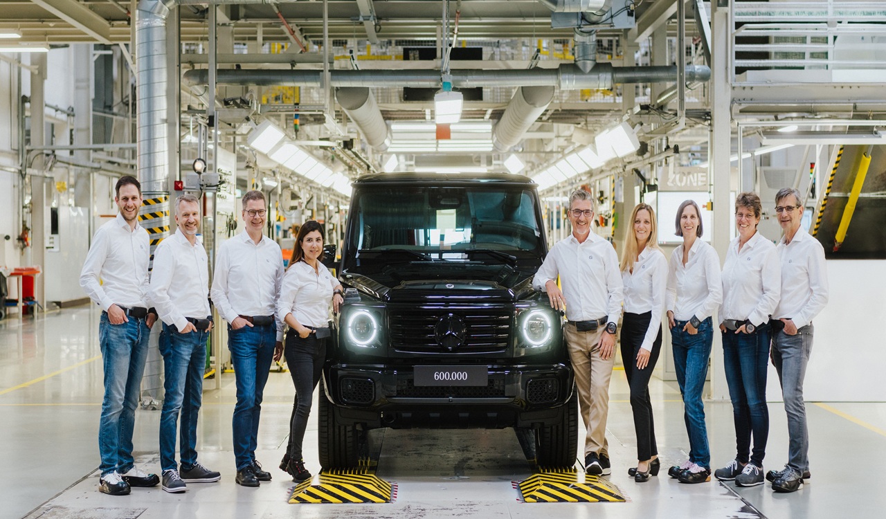 Mercedes-Benz Produksi G-Class ke-600.000, Hadirkan Varian Listrik G 580 with EQ Technology