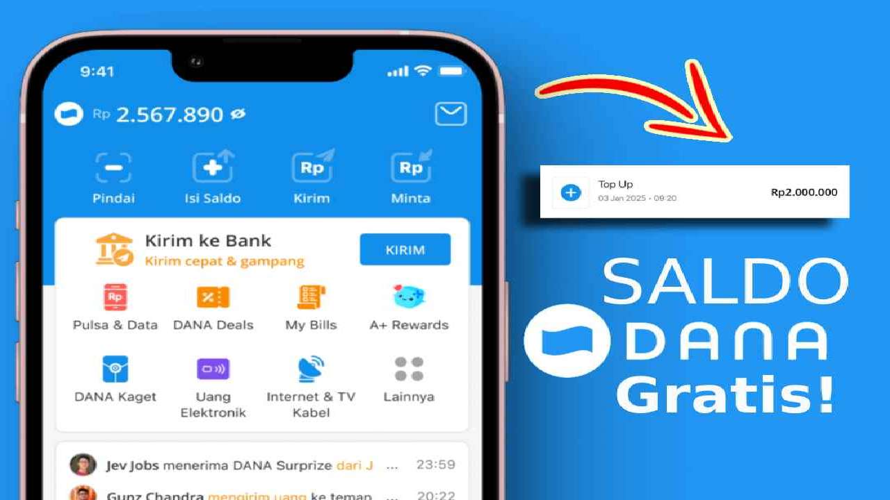Cair Cepat Saldo DANA Rp 50.000 dari Aplikasi, Akses Sekarang Buat Raih Hadiah Utama!