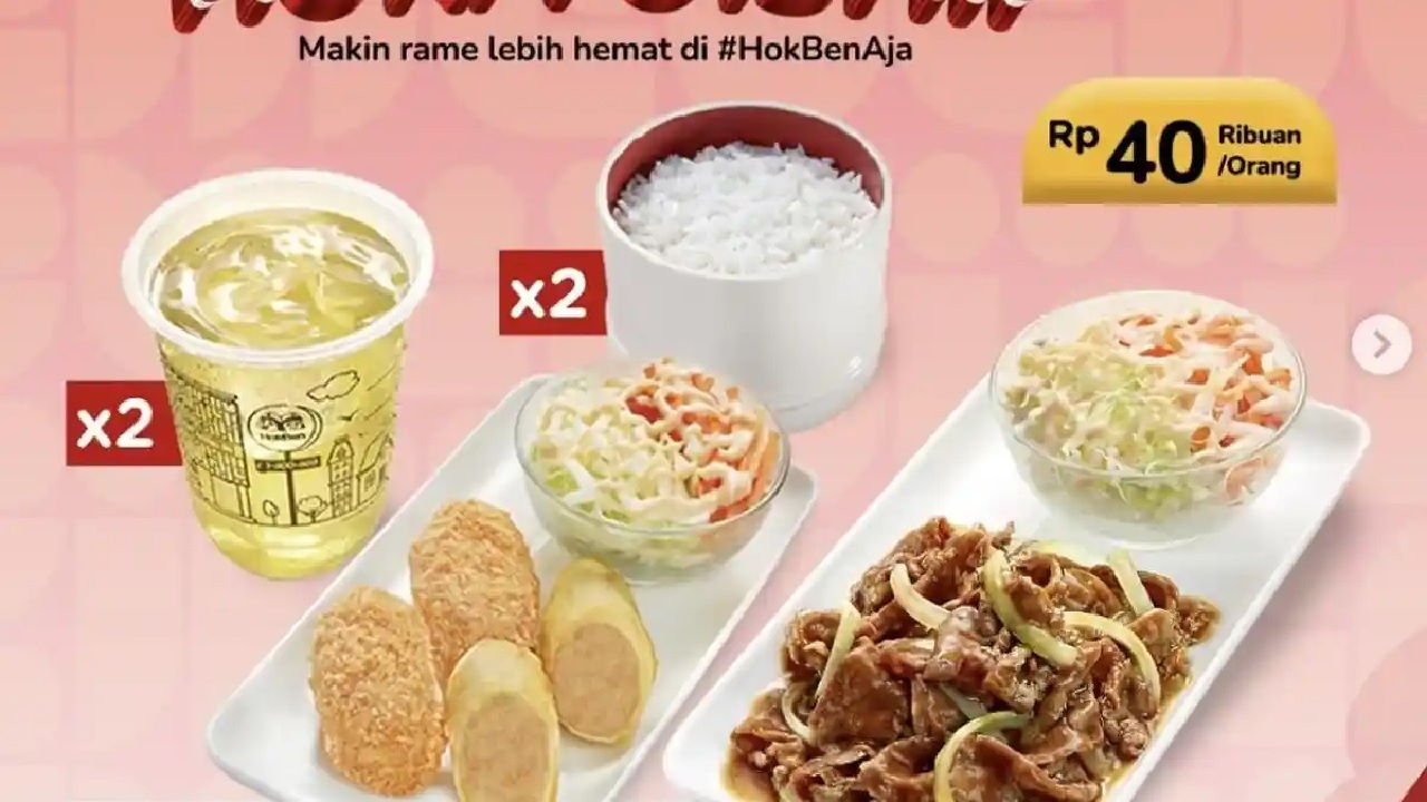 Promo Hokben April 2026: Hoka Murmer Cuma Rp 18 Ribuan Aja