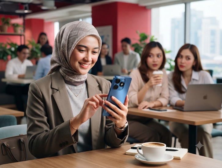 Tampil Sultan Tanpa Harus Boros? Intip Pesona Tecno Spark 50 Pro yang Bikin Teman Kantor Iri