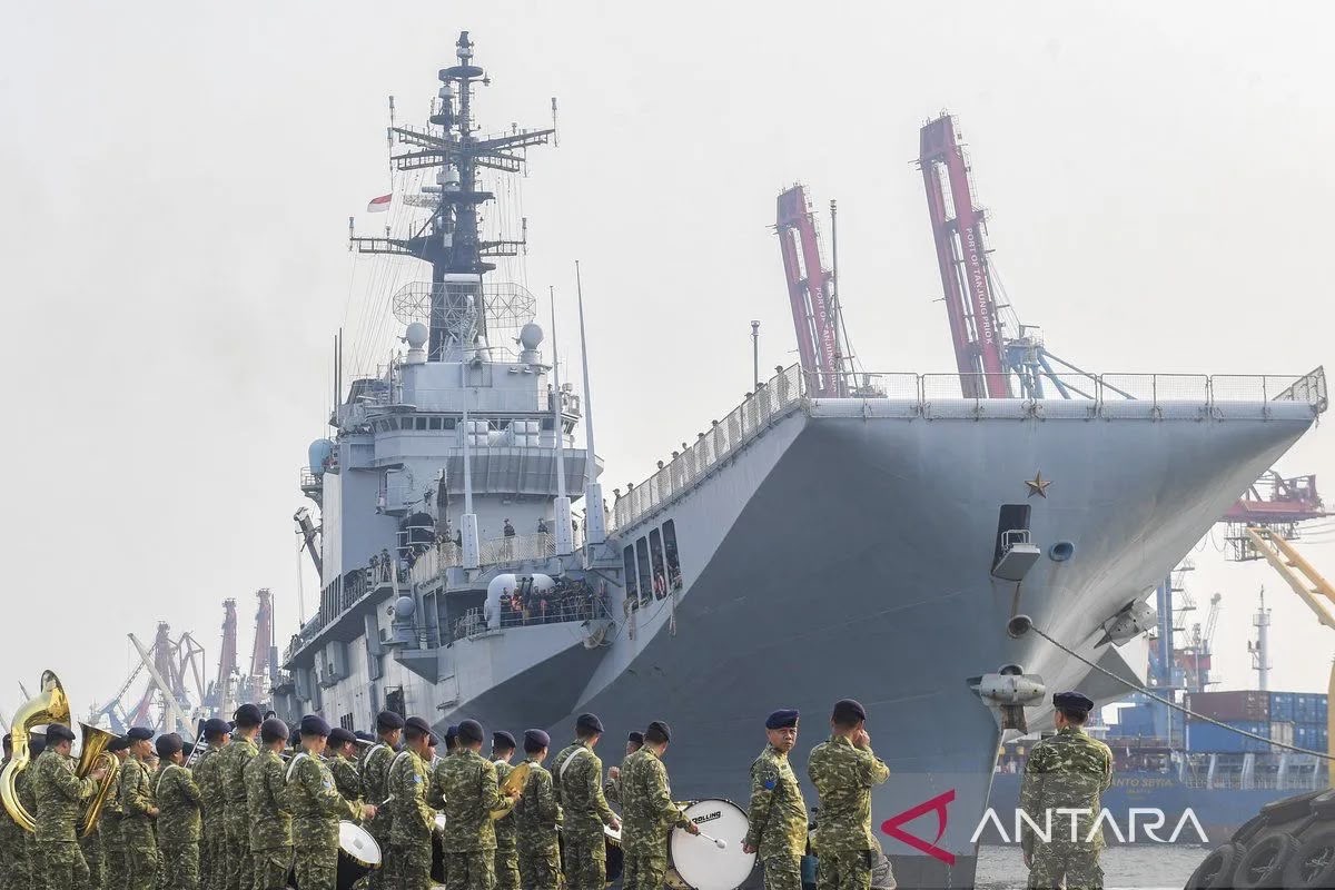 Kapal Induk Hibah Italia Dirombak, Biaya Retrofit KRI Sriwijaya Tembus Rp7,5 Triliun