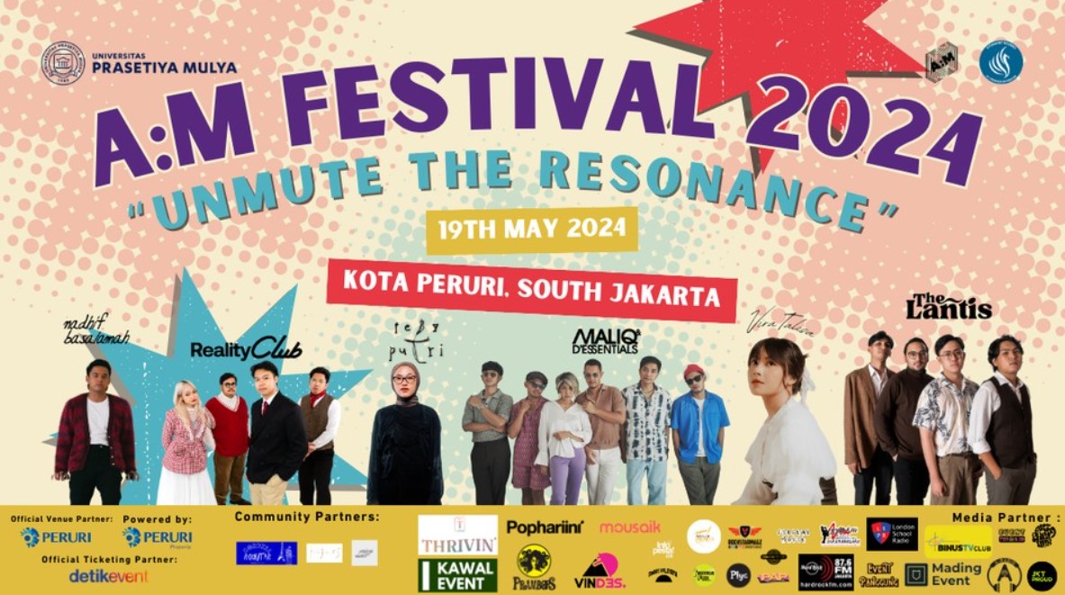 Jangan Lewatkan A:M Festival 2024, Ada Maliq D'Essentials, Feby Putri, Hingga Reality Club!