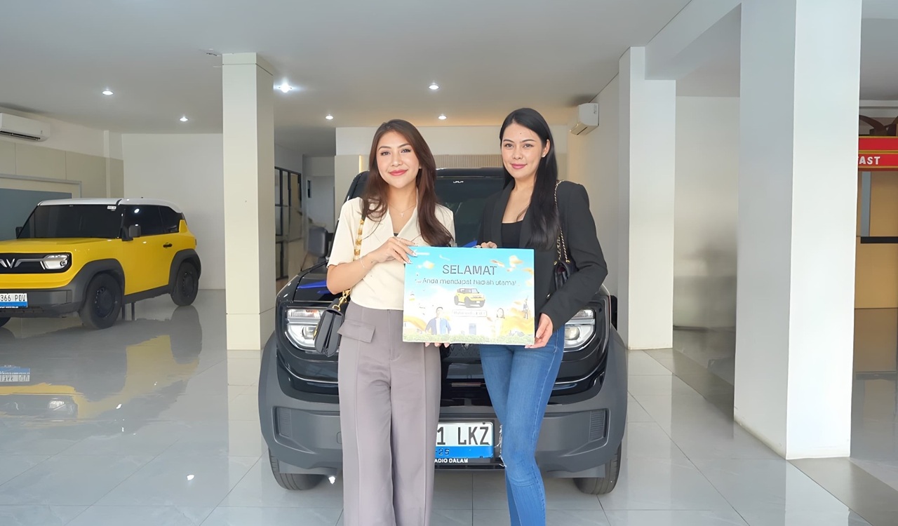 Green SM Rayakan HUT RI ke-80 dengan Bagi-Bagi Mobil Listrik VinFast VF 3