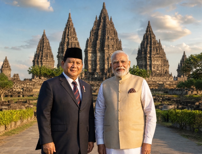  Prabowo-Modi di Candi Prambanan Buat Kesepakatan Penting Mengenai Candi Prambanan