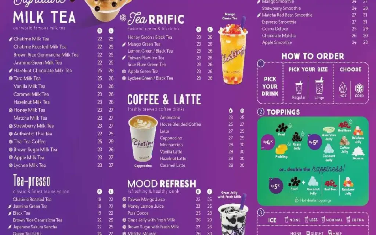 Beli Chatime Pay 1 Get 2 Pembayaran Gunakan Wondr by BNI