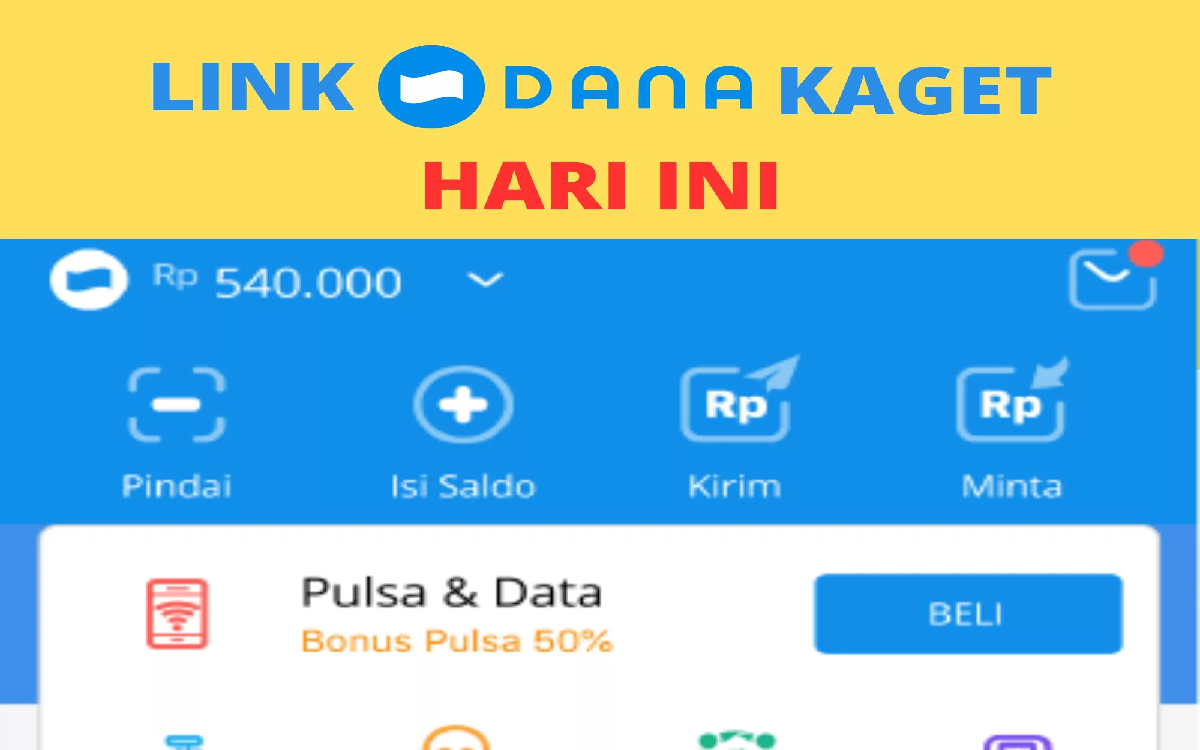 Hadiah Gratis DANA Kaget Uang Rp 150 Ribu, Yuk Klik Link DANA Kaget Jumat 30 Agustus 2024