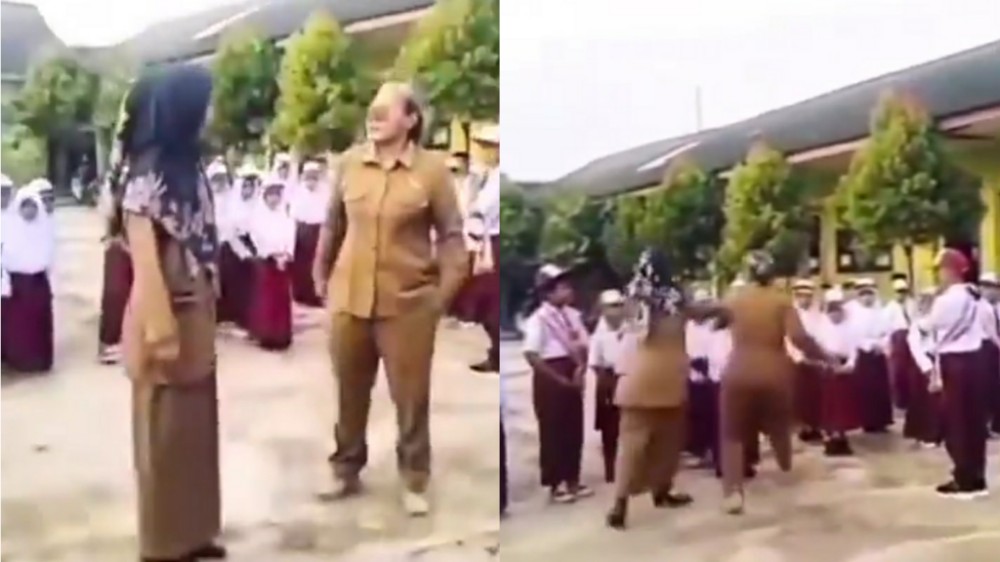 Guru di Lampung Viral Usai Ancam Cekik Siswa SD, Murid Menangis Ketakutan