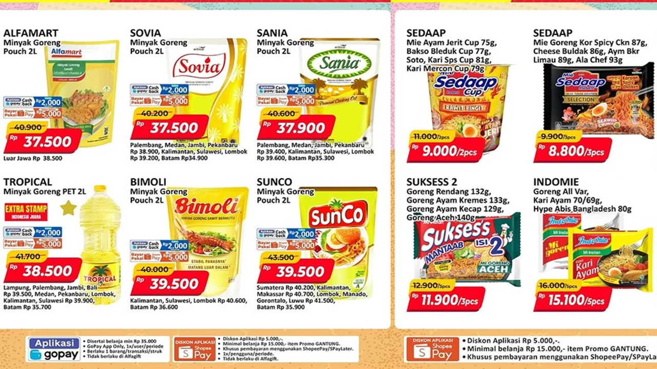 Daftar Promo Alfamart 5 November 2025: Sunlight Jeruk Nipis Ref 910ml Rp12.500