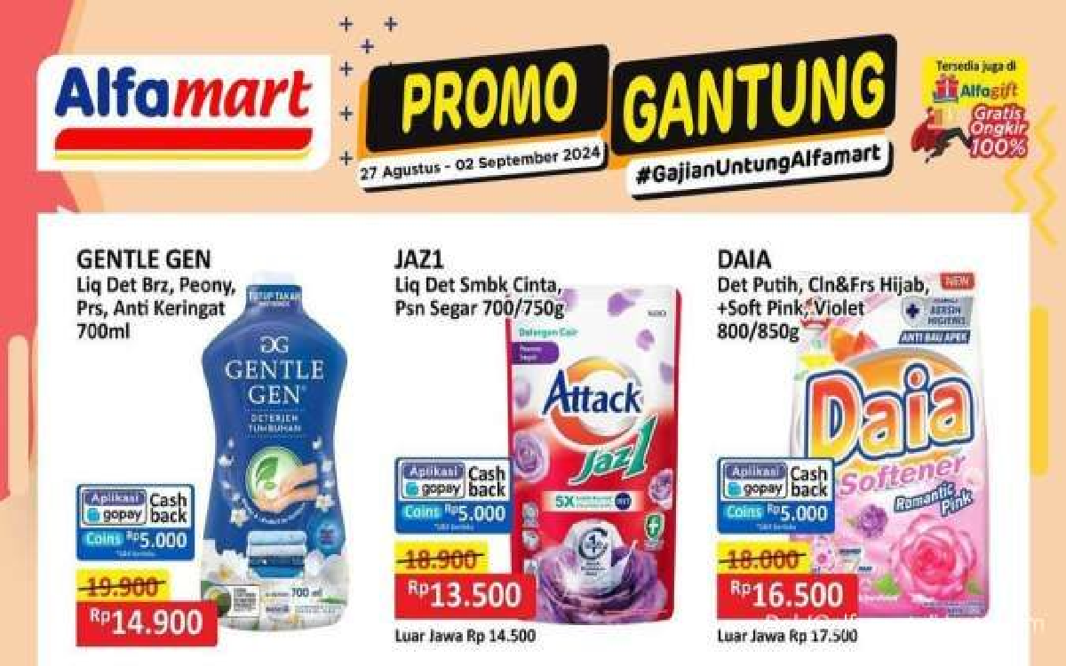 Emak-emak Merapat! Ada Promo Deterjen di Alfamart, TipTop dan Superindo