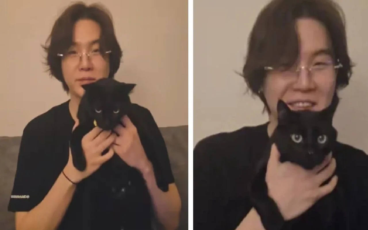 ARMY Kaget! Live Perdana Suga BTS Ternyata Penuh Kejutan Manis, Pamer Kucing Rahasia Bernama Tang