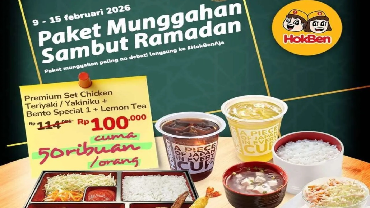 Promo Spesial Munggahan Hokben: Makan Menu Komplit Cuma Rp50.000 Aja