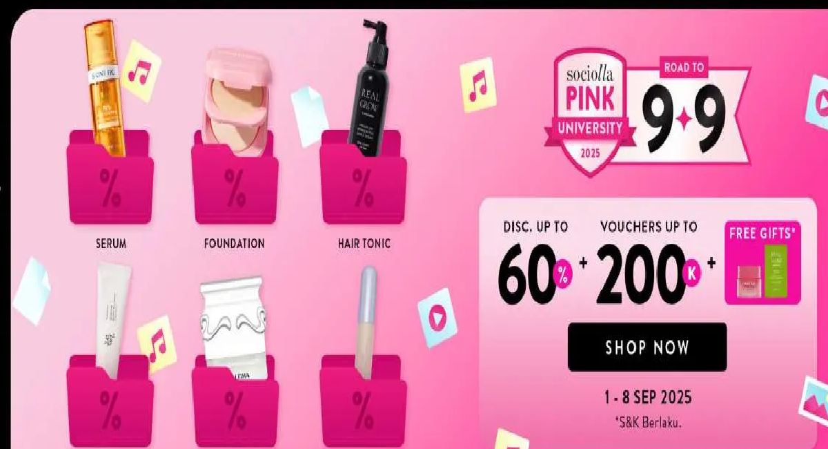 9 Promo Sociolla Road to 9.9: Serum-Parfum Diskon hingga 60 Persen