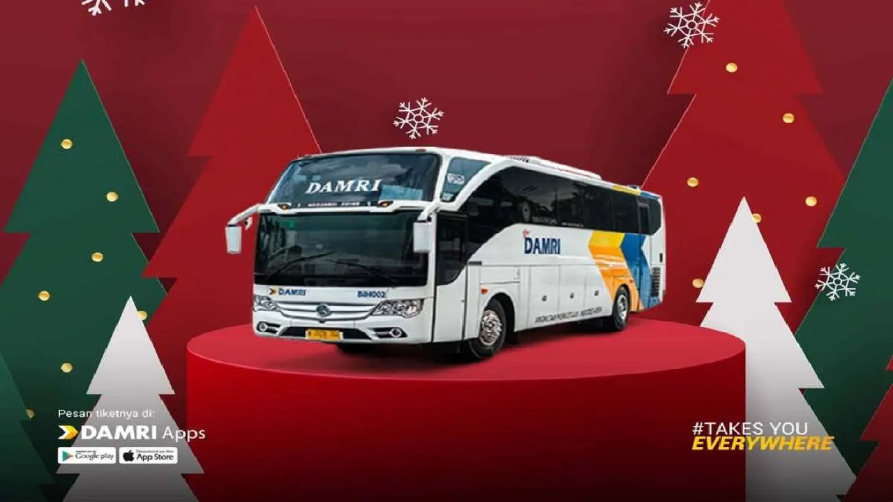 Promo Akhir Tahun Naik Bus Damri, Aktif Sampai 18 Desember 2025!