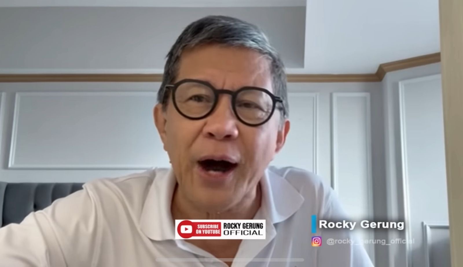 Rocky Gerung Walk Out dari Talkshow iNews, Katanya Cuma Forum Pabrik Kedunguan