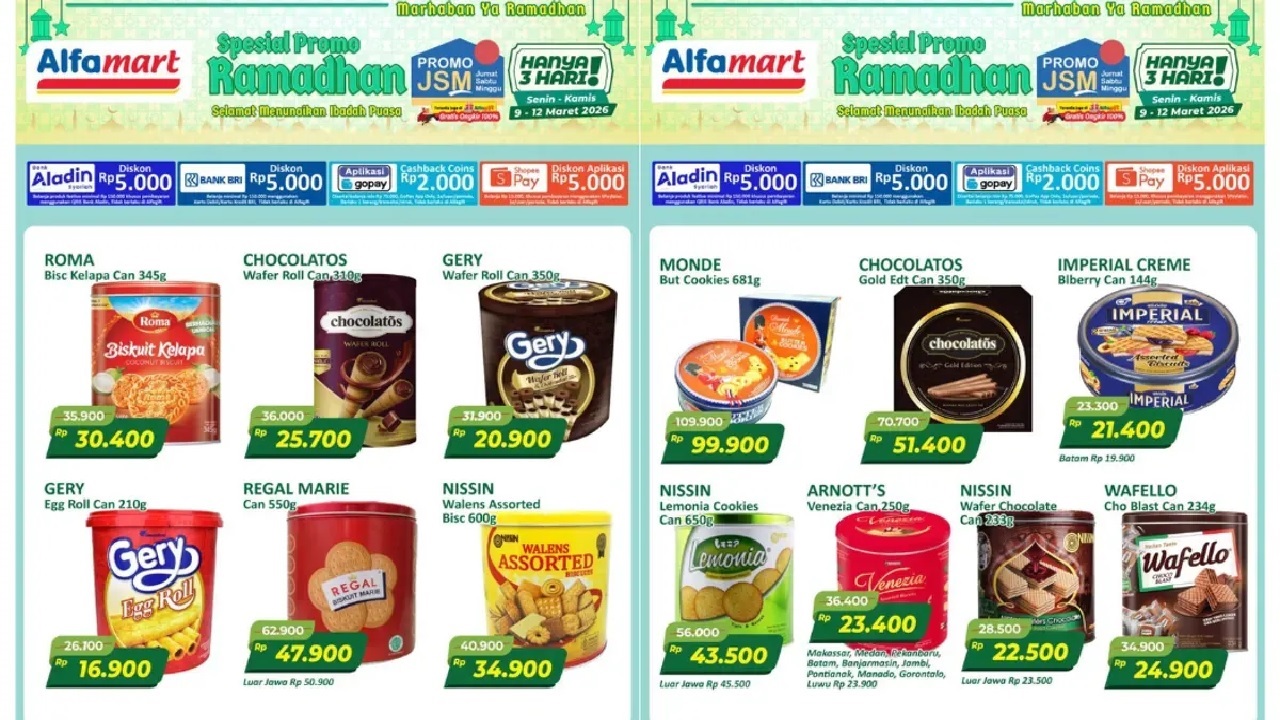 Promo Alfamart Terbaru 12 Maret 2026: Diskon 50 Persen untuk Bumbu Masak, Masako, dan Saus Sambal