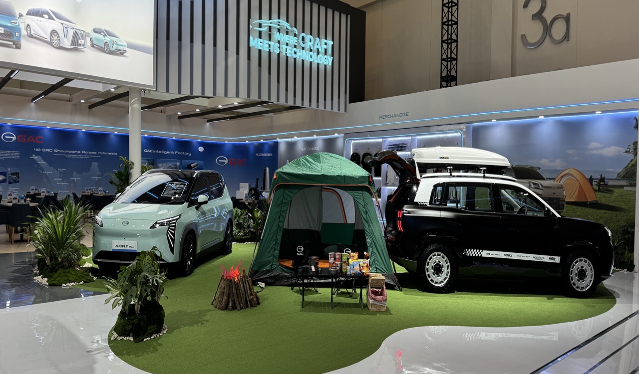 AION V Modifikasi Tampil di GIIAS 2025, Buktikan Mobil Listrik Bisa Diajak Berpetualang